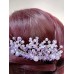 Кристално гребенче аксесоар за коса в светло лилаво от серията French Lavender by Rosie